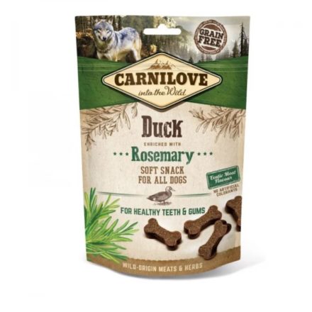 CarniLove Carnilove Dog Semi Moist Snack- Kacsa Rozmaringgal 200g